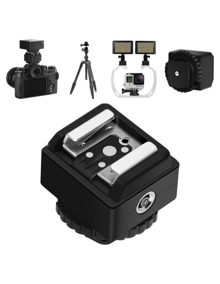 Adaptador de Zapata Caliente Medalight JJC01 con Puerto PC