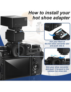 Adaptador de Zapata Caliente Medalight JJC01 con Puerto PC 2