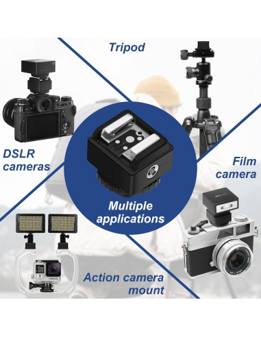 Adaptador de Zapata Caliente Medalight JJC01 con Puerto PC