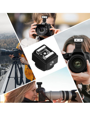 Adaptador de Zapata Caliente Medalight JJC01 con Puerto PC