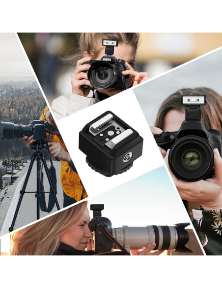 Adaptador de Zapata Caliente Medalight JJC01 con Puerto PC