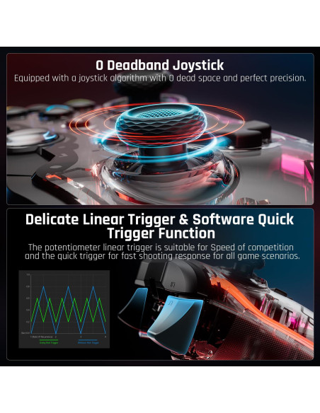 Controlador BIGBIG WON Rainbow S con Cable para Switch
