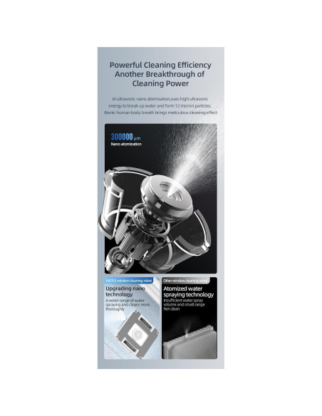 Robot Limpiador de Ventanas Powercleany Winbot Pro 60ml