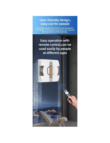 Robot Limpiador de Ventanas Powercleany Winbot Pro 60ml