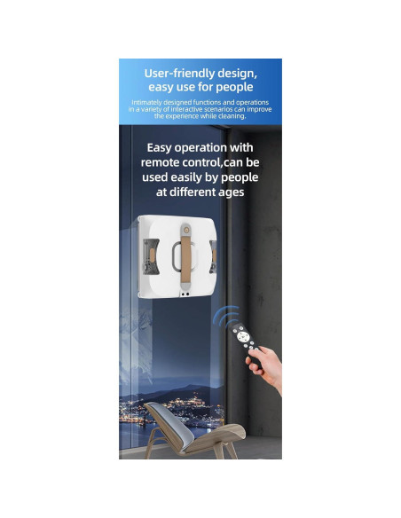 Robot Limpiador de Ventanas Powercleany Winbot Pro 60ml