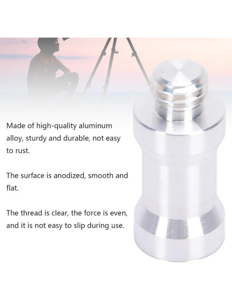 Adaptador de Tornillo Fydun 1/4 a 3/8 Pulgadas para Trípode