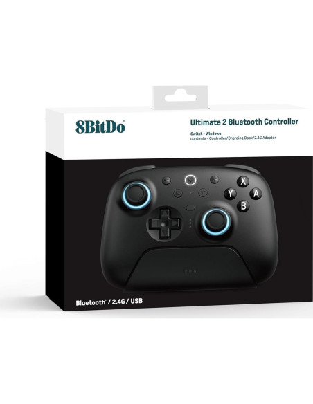 Controlador Bluetooth 8BitDo Ultimate 2 para Switch y PC