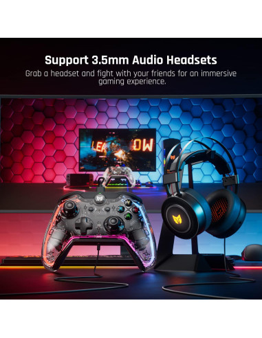 Controlador BIGBIG WON Rainbow S con Cable para Switch