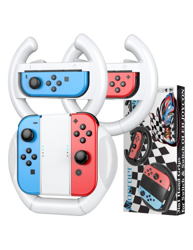 Volantes Mooroer para Nintendo Switch y OLED, 3 Accesorios