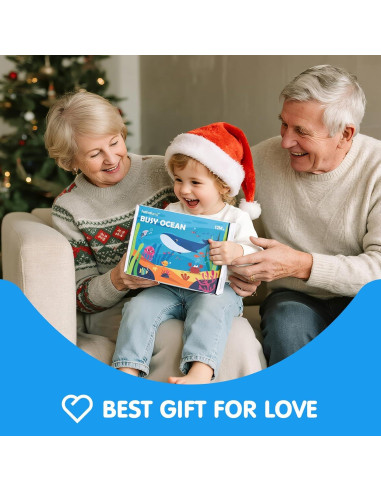 Libro Ocupado Oceánico Hahaland para Niños 1-3 Años