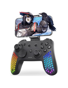 Controlador Nitho para PC y Switch con RGB y giroscopio