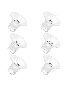 6 Insertos de Flange de Silicona BDICOVE 18mm para Extractores