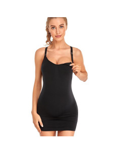 Camiseta de Lactancia GXXGE 4Pack Mujeres Tirantes Ajustables 2