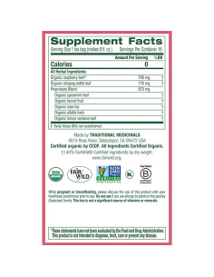 Té de Frambuesa Orgánico para el Embarazo Traditional Medicinals - 16 Bolsitas 2