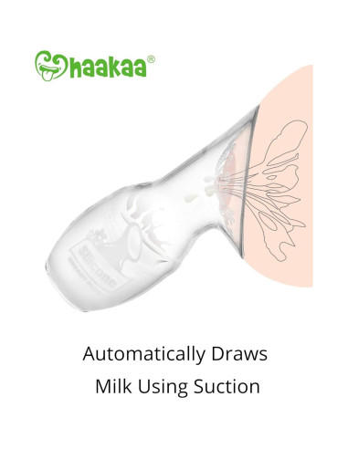 Bomba de Pecho Haakaa 150ml Silicona Grado Alimenticio BPA Free