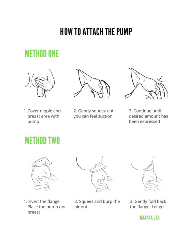 Bomba de Pecho Haakaa 150ml Silicona Grado Alimenticio BPA Free