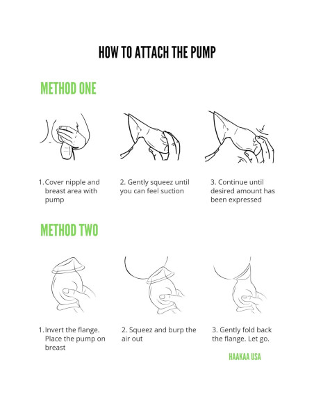 Bomba de Pecho Haakaa 150ml Silicona Grado Alimenticio BPA Free