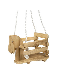 Columpio Infantil de Madera Homewear Caballo 38.1x22.2cm