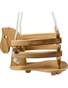 Columpio Infantil de Madera Homewear Caballo 38.1x22.2cm 2
