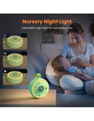 Máquina de Ruido Blanco Portátil Lemnoi SU7 con 22 Sonidos