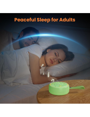 Máquina de Ruido Blanco Portátil Lemnoi SU7 con 22 Sonidos