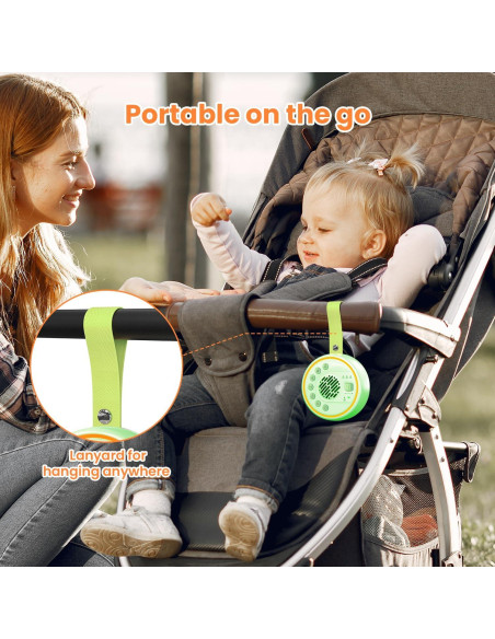 Máquina de Ruido Blanco Portátil Lemnoi SU7 con 22 Sonidos