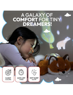 Sound Sleepers Fox - Luz Nocturna y Proyector para Bebés 2