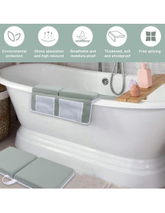 Conjunto Almohadillas para Rodillas y Codos de Baño Genérico 2