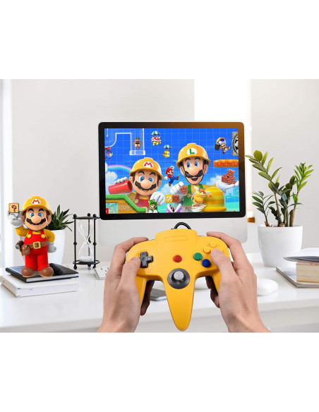 Paquete 2 Controladores N64 Suily Joystick Retro 182 cm