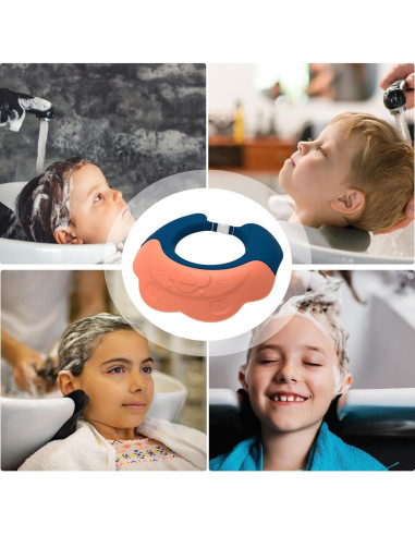 Gorro de Baño para Bebé Genérico con Orejeras Impermeables