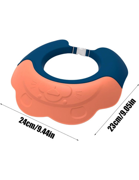Gorro de Baño para Bebé Genérico con Orejeras Impermeables