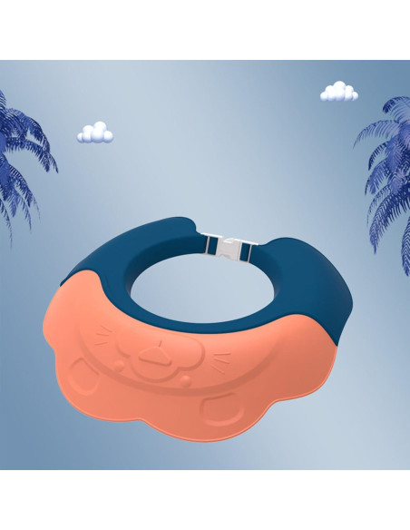 Gorro de Baño para Bebé Genérico con Orejeras Impermeables