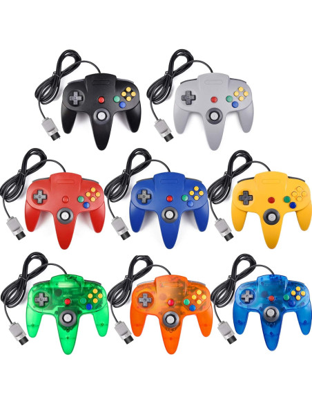 Paquete 2 Controladores N64 Suily Joystick Retro 182 cm
