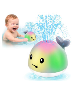 Juguete de Baño Ballena Iluminada Recargable para Bebés