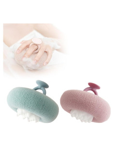 Bola de Baño Exfoliante 2 en 1 BYXIWA - Suave y Ventosa