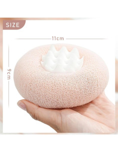 Bola de Baño Exfoliante 2 en 1 BYXIWA - Suave y Ventosa 2