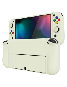 Funda Protectora PlayVital para Nintendo Switch OLED - Amarillo