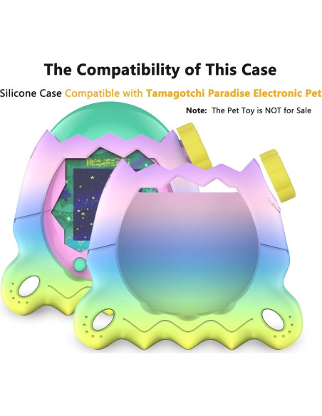 Funda de Silicona XEGIMOR para Tamagotchi Paradise Arcoíris