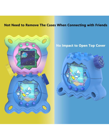 Funda de Silicona XEGIMOR para Tamagotchi Paradise Arcoíris