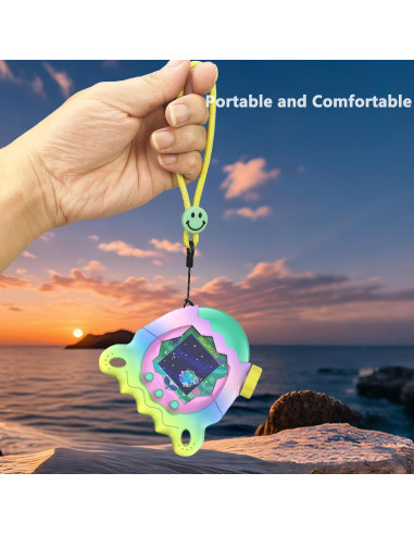 Funda de Silicona XEGIMOR para Tamagotchi Paradise Arcoíris