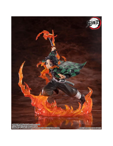 Figura coleccionable FiguartsZERO Tanjiro Kamado Rengoku 19.56 cm