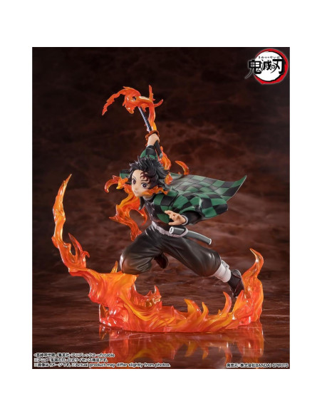 Figura coleccionable FiguartsZERO Tanjiro Kamado Rengoku 19.56 cm