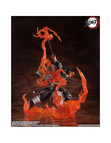Figura coleccionable FiguartsZERO Tanjiro Kamado Rengoku 19.56 cm