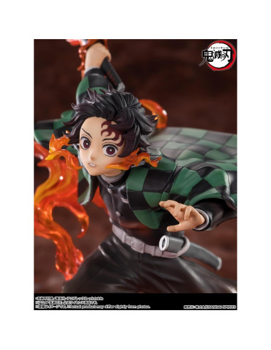 Figura coleccionable FiguartsZERO Tanjiro Kamado Rengoku 19.56 cm