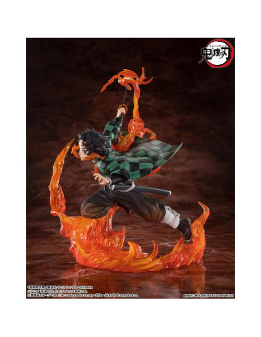 Figura coleccionable FiguartsZERO Tanjiro Kamado Rengoku 19.56 cm
