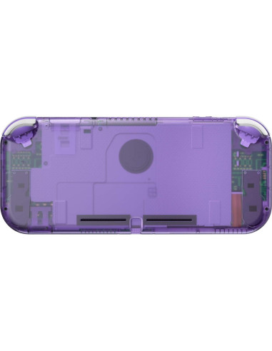Carcasa Reemplazo Transparente Púrpura para Nintendo Switch Lite