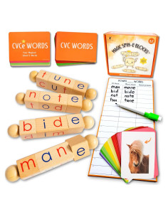 Bloques Mágicos de Lectura CVCe Little Bud Kids - 3 a 7 Años