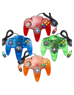 Controlador N64 Miadore 4 Pack con Joystick Mejorado