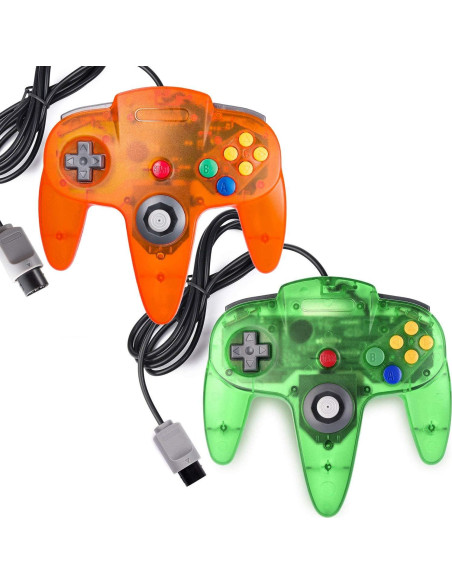 Controlador N64 Miadore 4 Pack con Joystick Mejorado