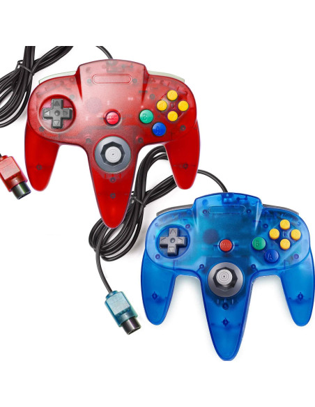 Controlador N64 Miadore 4 Pack con Joystick Mejorado